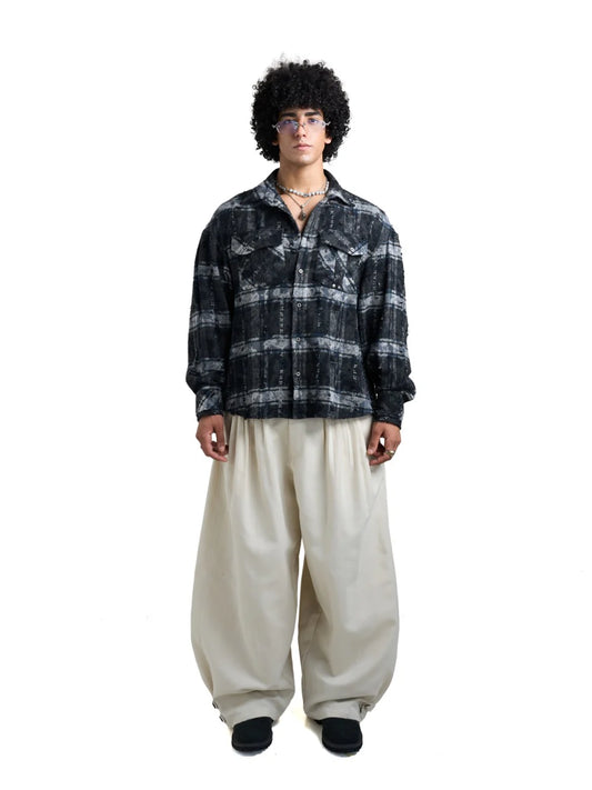 HADES COORDINATES FLANNEL SHIRT – BLUE