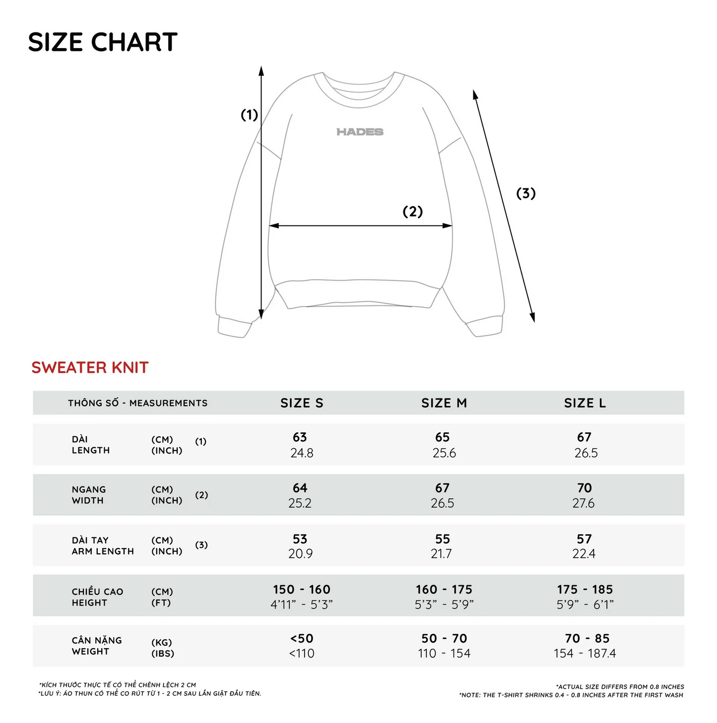 HADES REBEL SWEATER KNIT - TAN