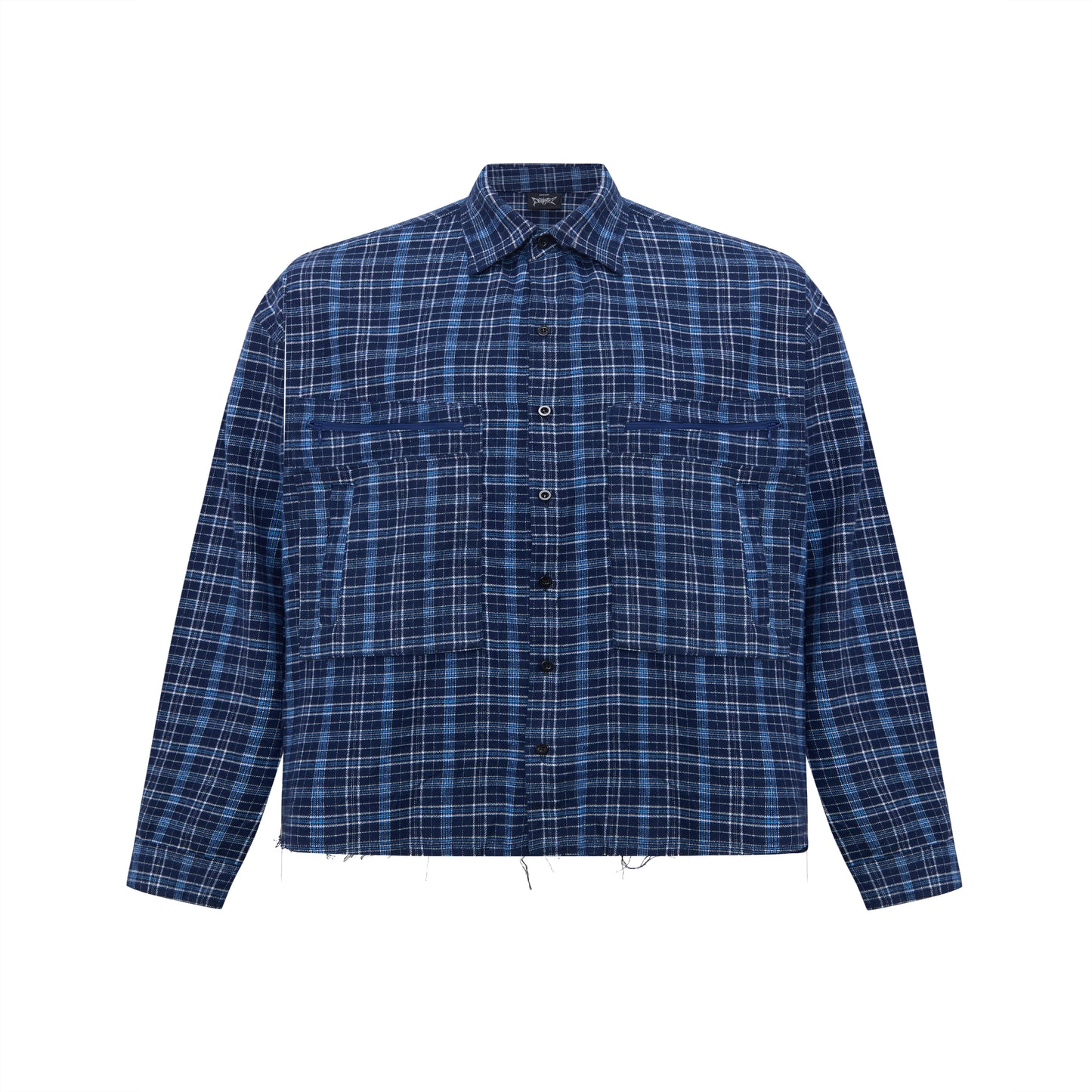 DPG FLANNEL SHIRT - BLUE STATIC