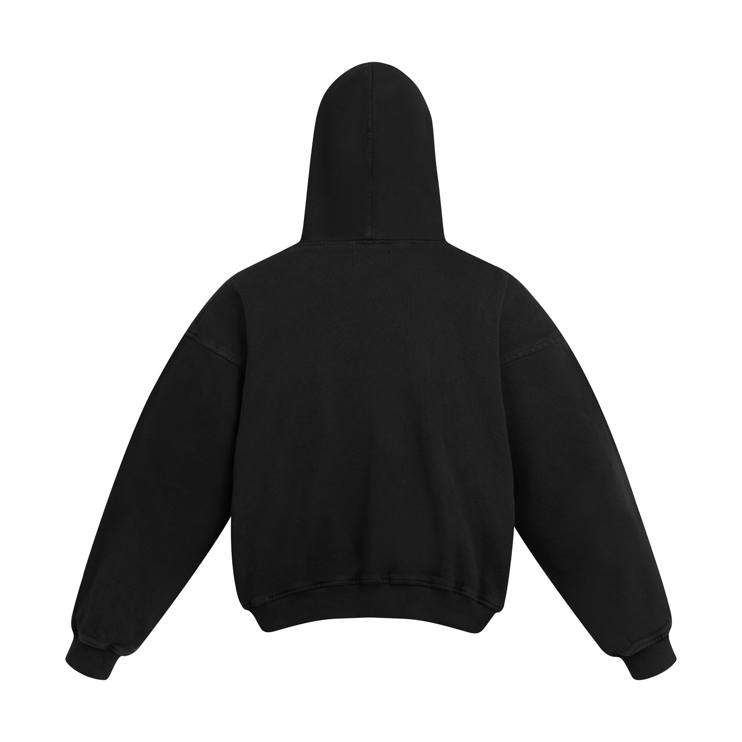 UTILITY WAVE HOODIE - FADED BLACK