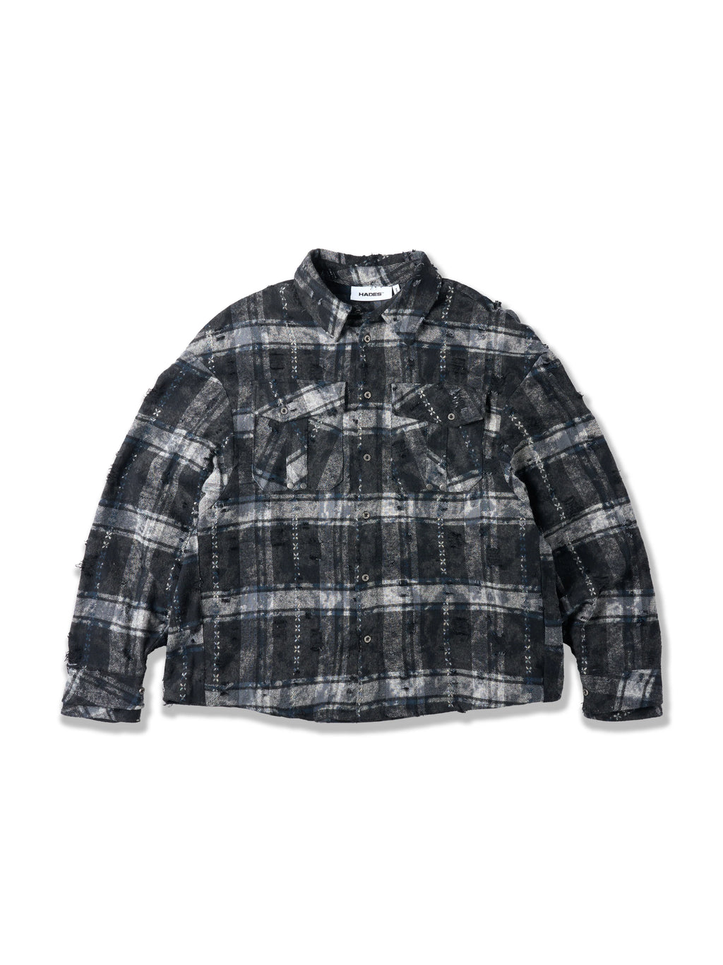 HADES COORDINATES FLANNEL SHIRT – BLUE