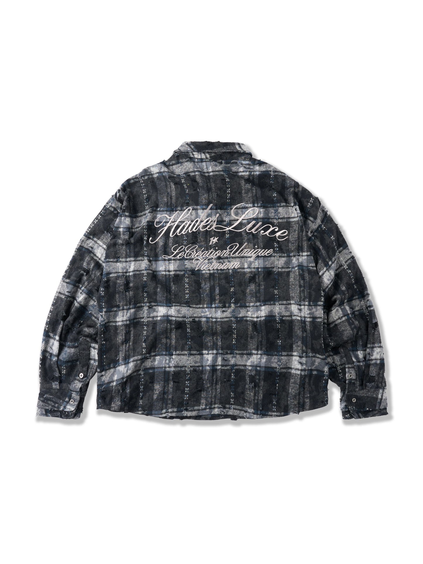 HADES COORDINATES FLANNEL SHIRT – BLUE