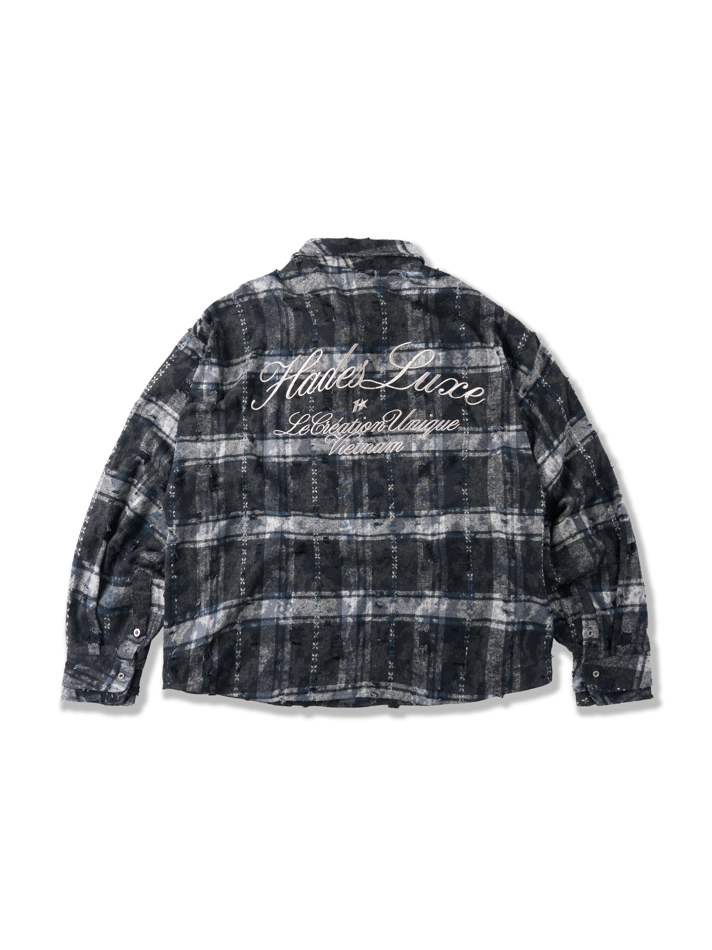 HADES COORDINATES FLANNEL SHIRT – BLUE