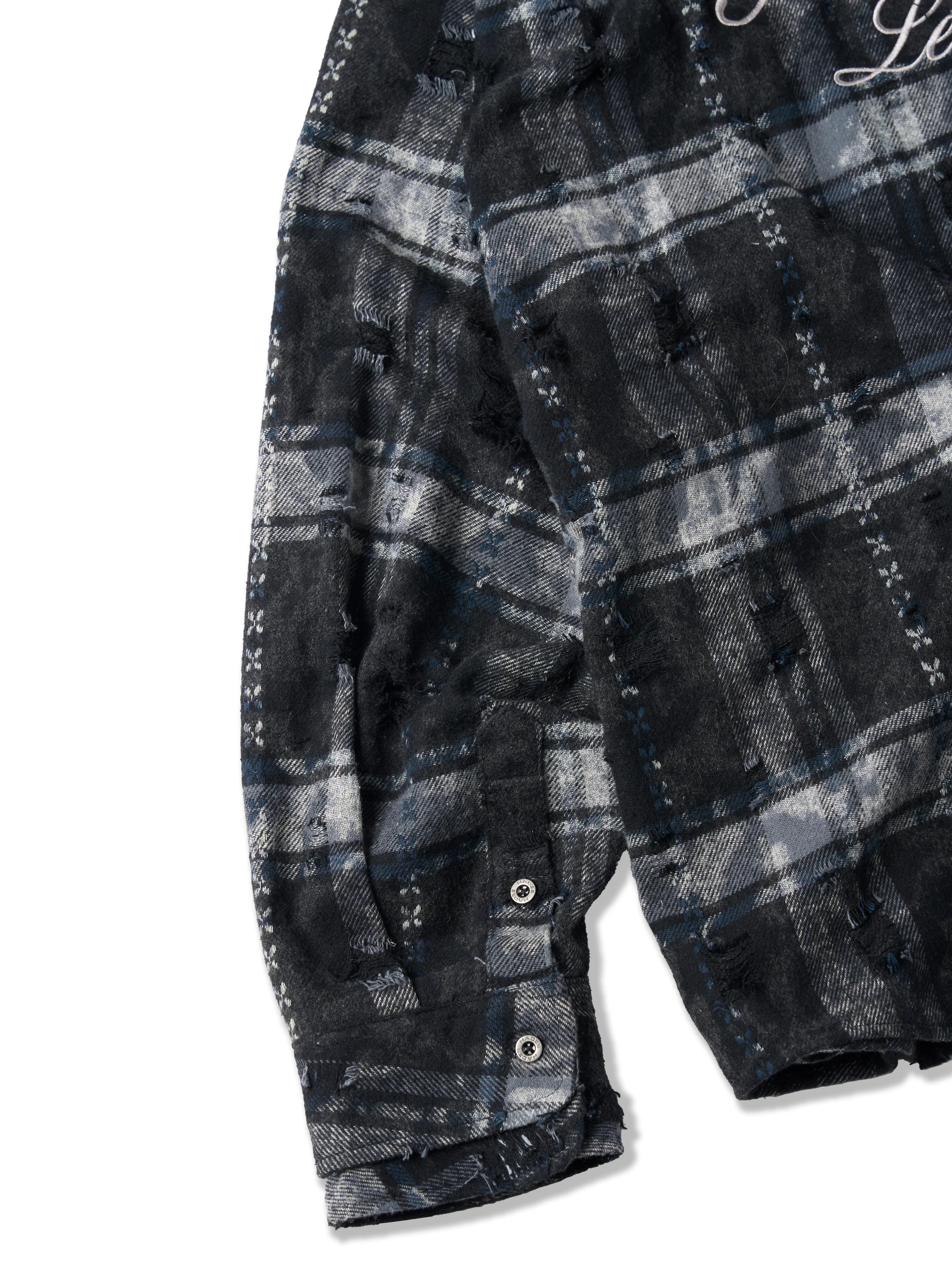 HADES COORDINATES FLANNEL SHIRT – BLUE