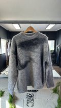 WOOL YARN WIDE SILHOUETTE SWEATER