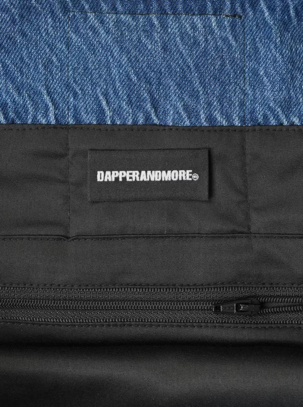 EMBROIDERED DENIM TOTE