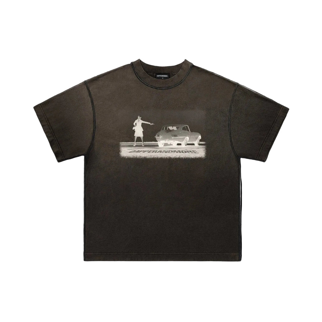 CHEATING LOVE T-SHIRT/ BROWN