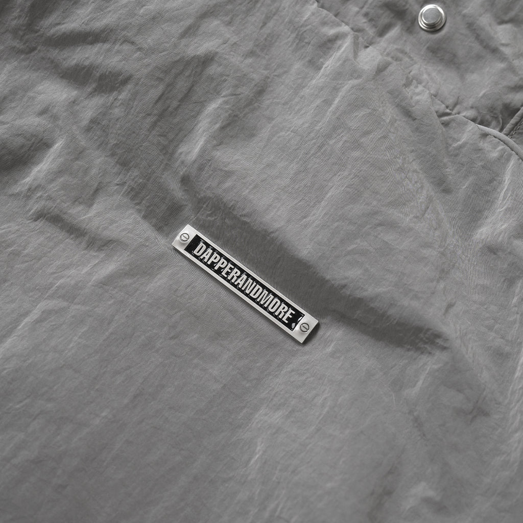 HOOD PANELLED JACKET/ GREY