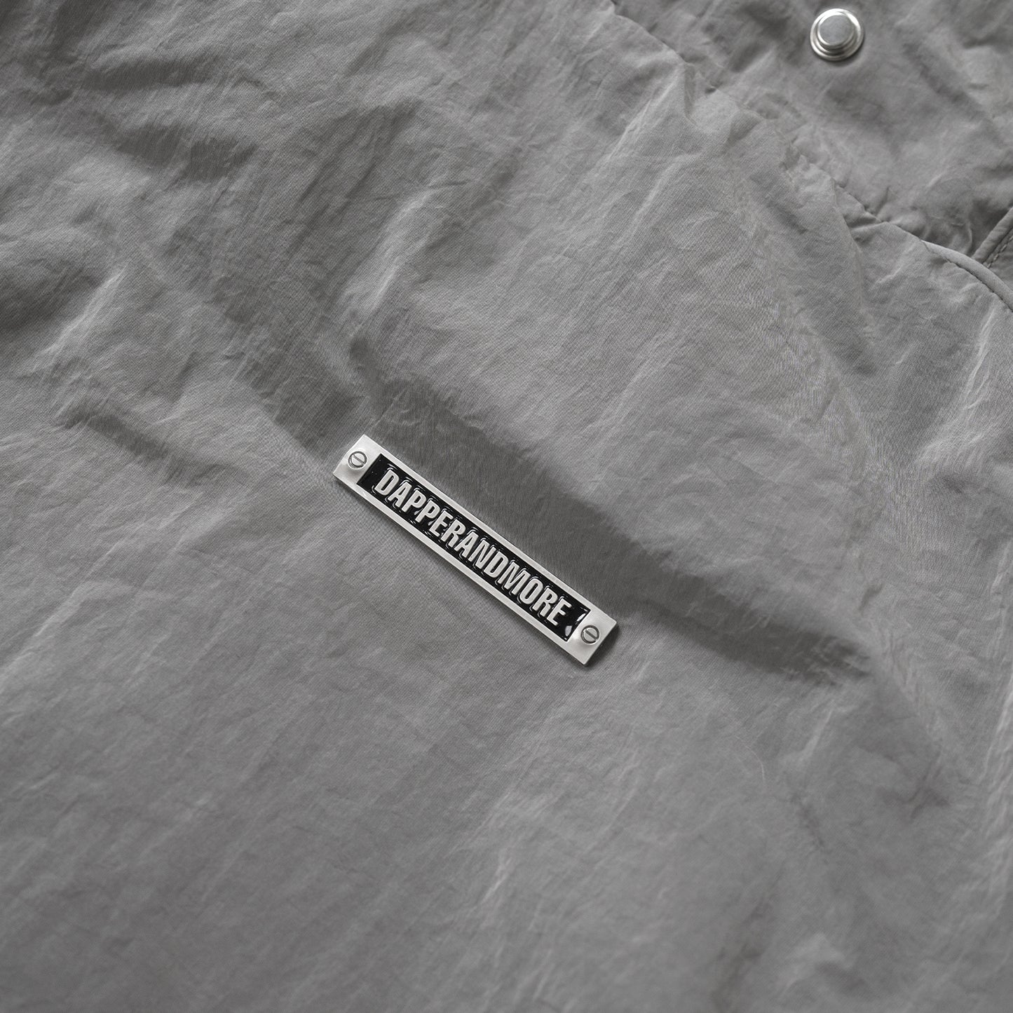 HOOD PANELLED JACKET/ GREY