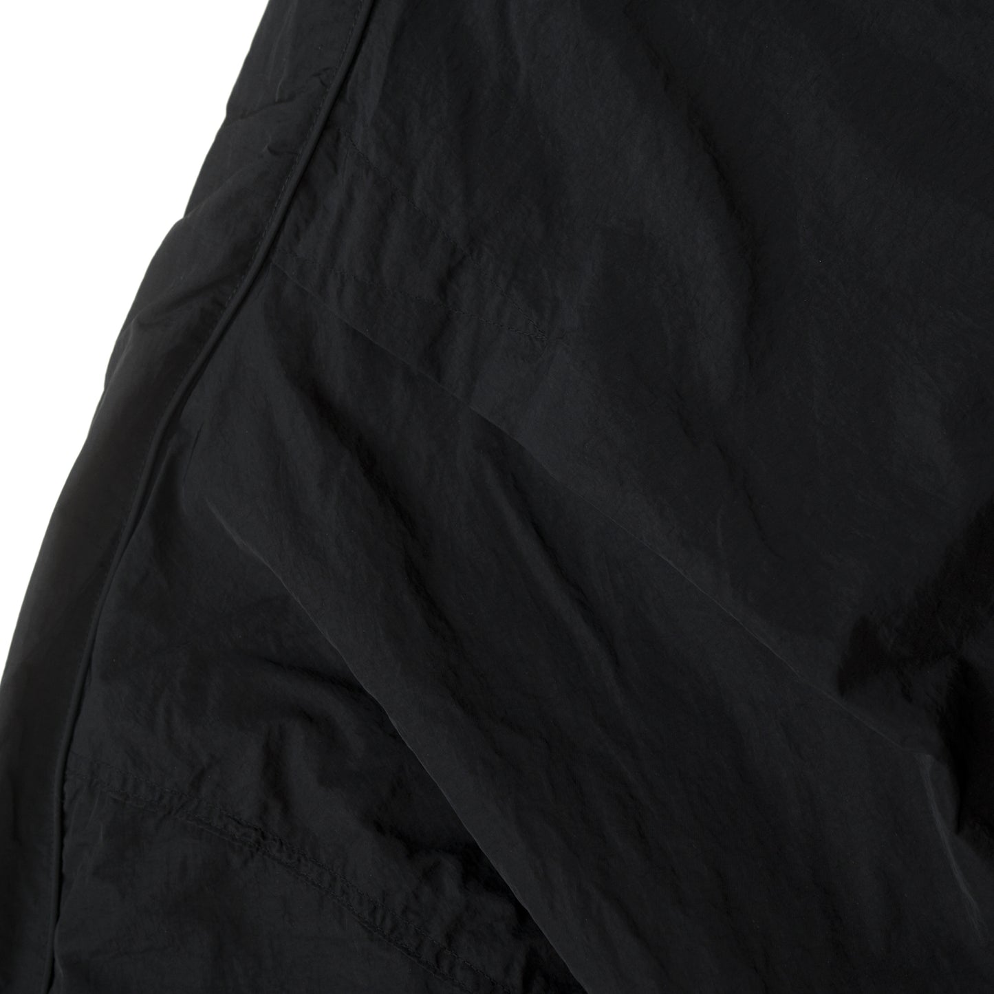 HOOD PANELLED JACKET/ BLACK