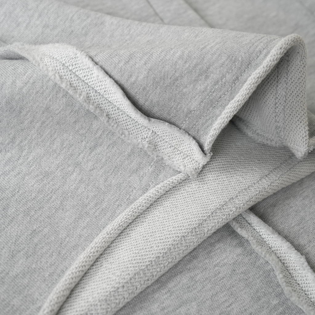 WIDE-LEG TRACKSUIT SWEATPANTS/ GRAY