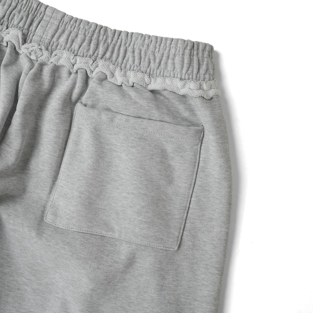 WIDE-LEG TRACKSUIT SWEATPANTS/ GRAY