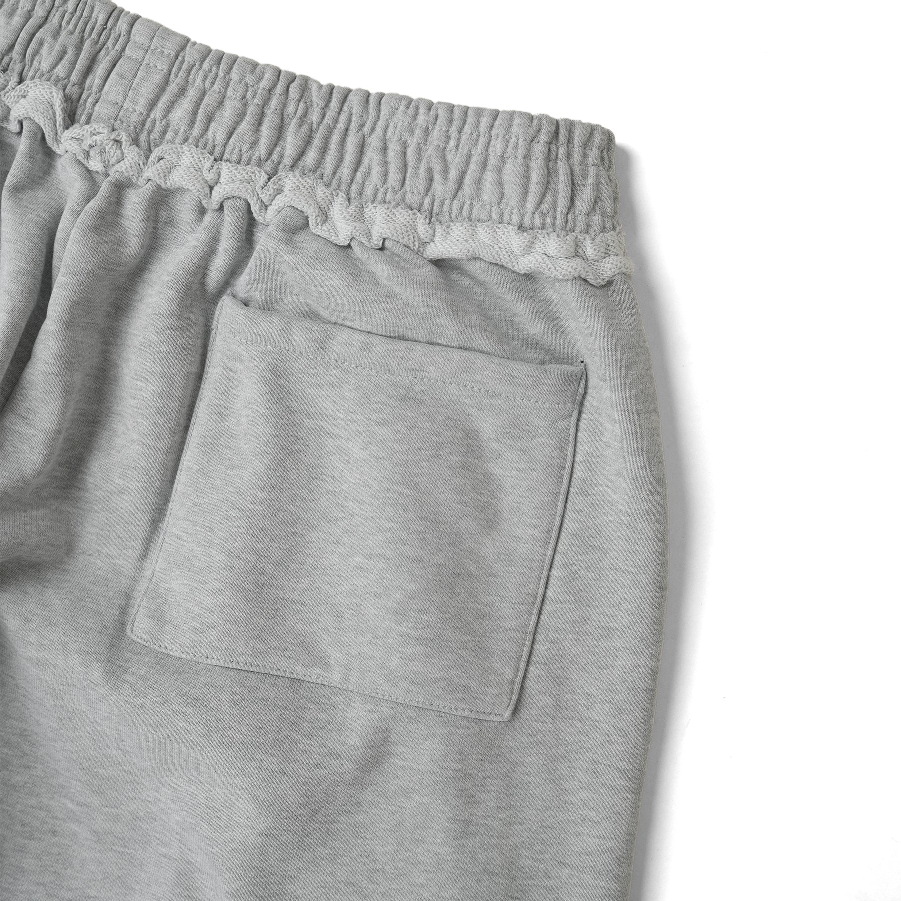 WIDE-LEG TRACKSUIT SWEATPANTS/ GRAY