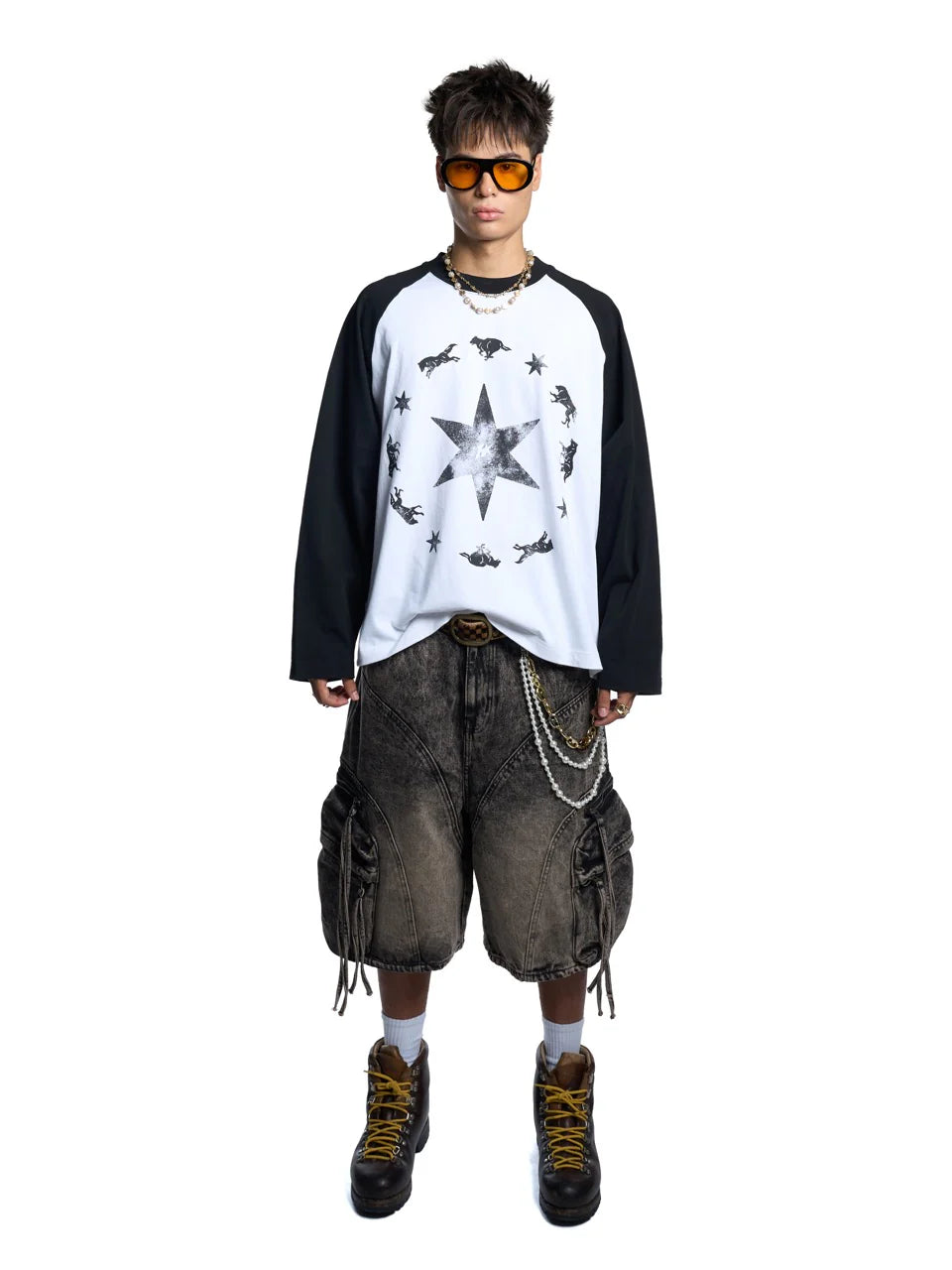 HADES WOLFPACK RAGLAN - BLACK