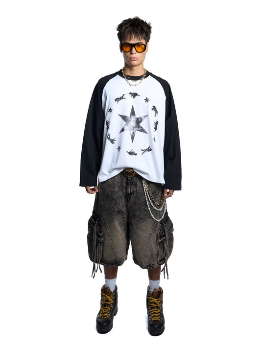 HADES WOLFPACK RAGLAN - BLACK