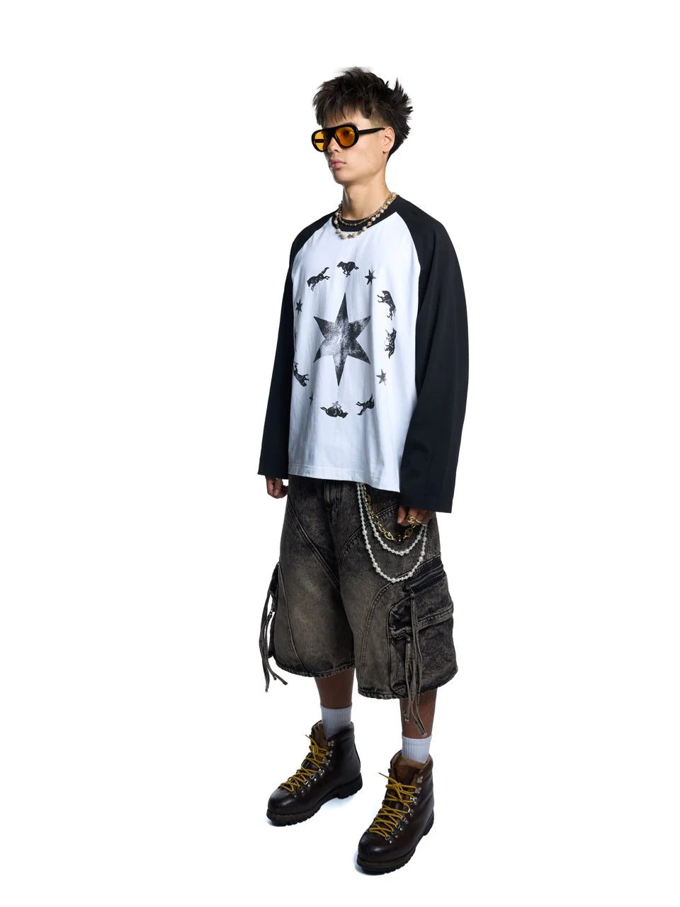 HADES WOLFPACK RAGLAN - BLACK