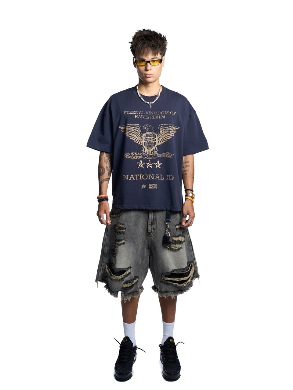 STAR CRUSH WASH JEAN SHORTS
