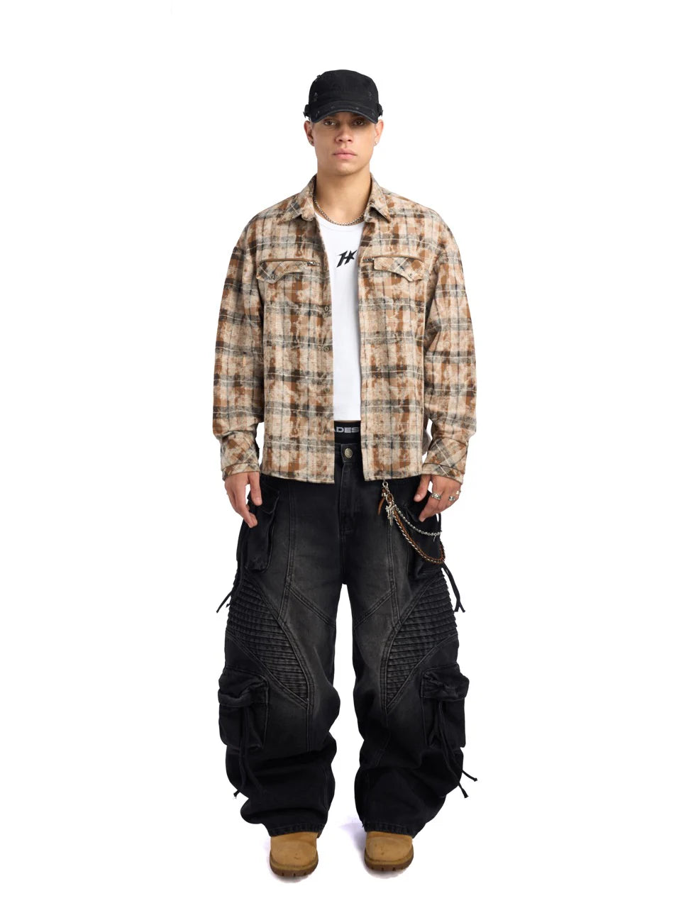 HADES COORDINATES FLANNEL SHIRT – BROWN