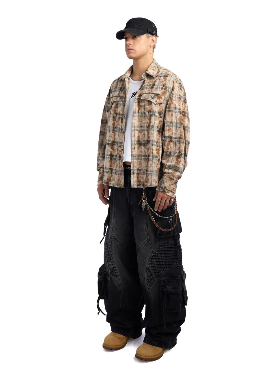 HADES COORDINATES FLANNEL SHIRT – BROWN