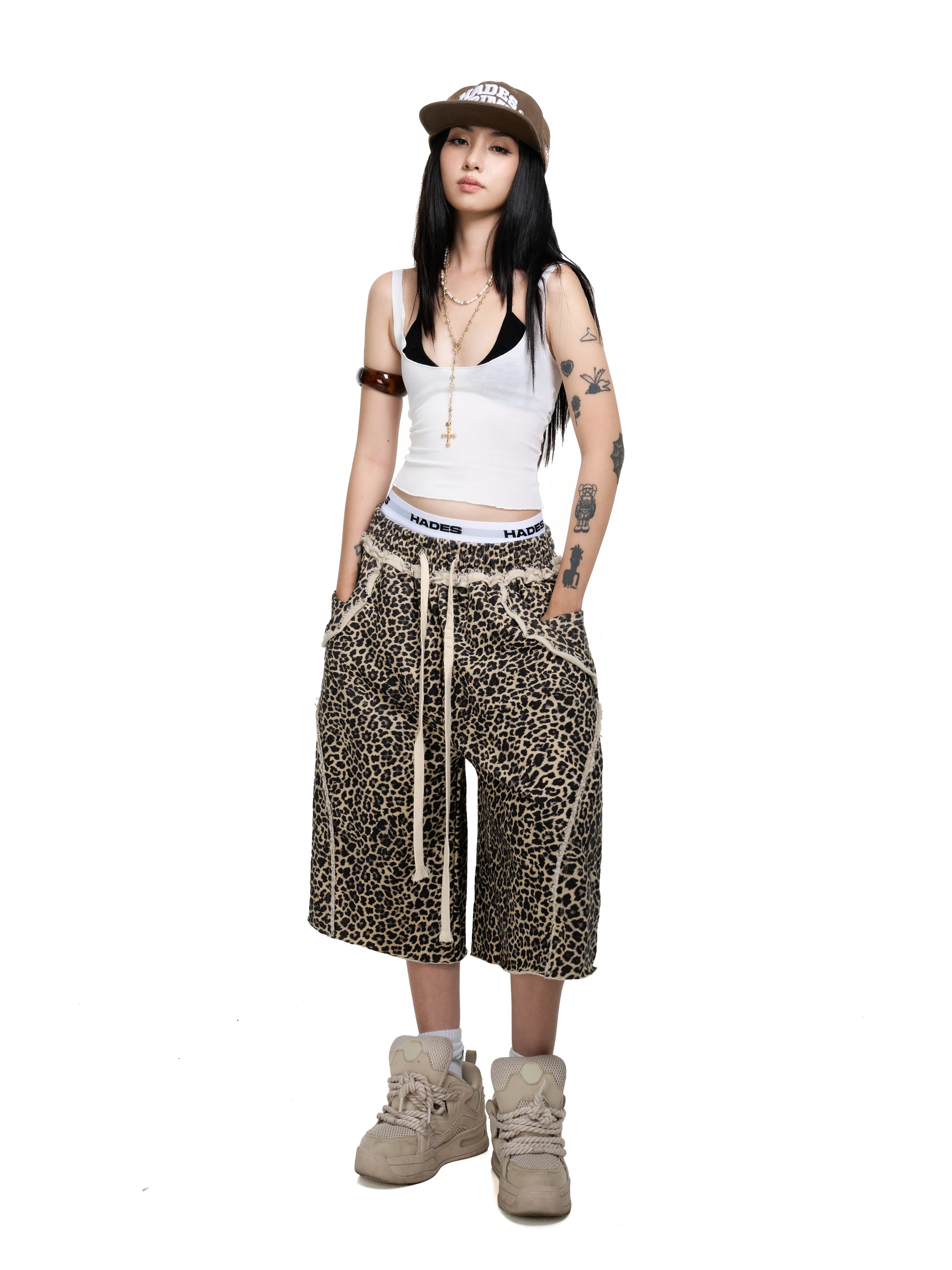 HADES RUGGED LEOPARD SHORTS