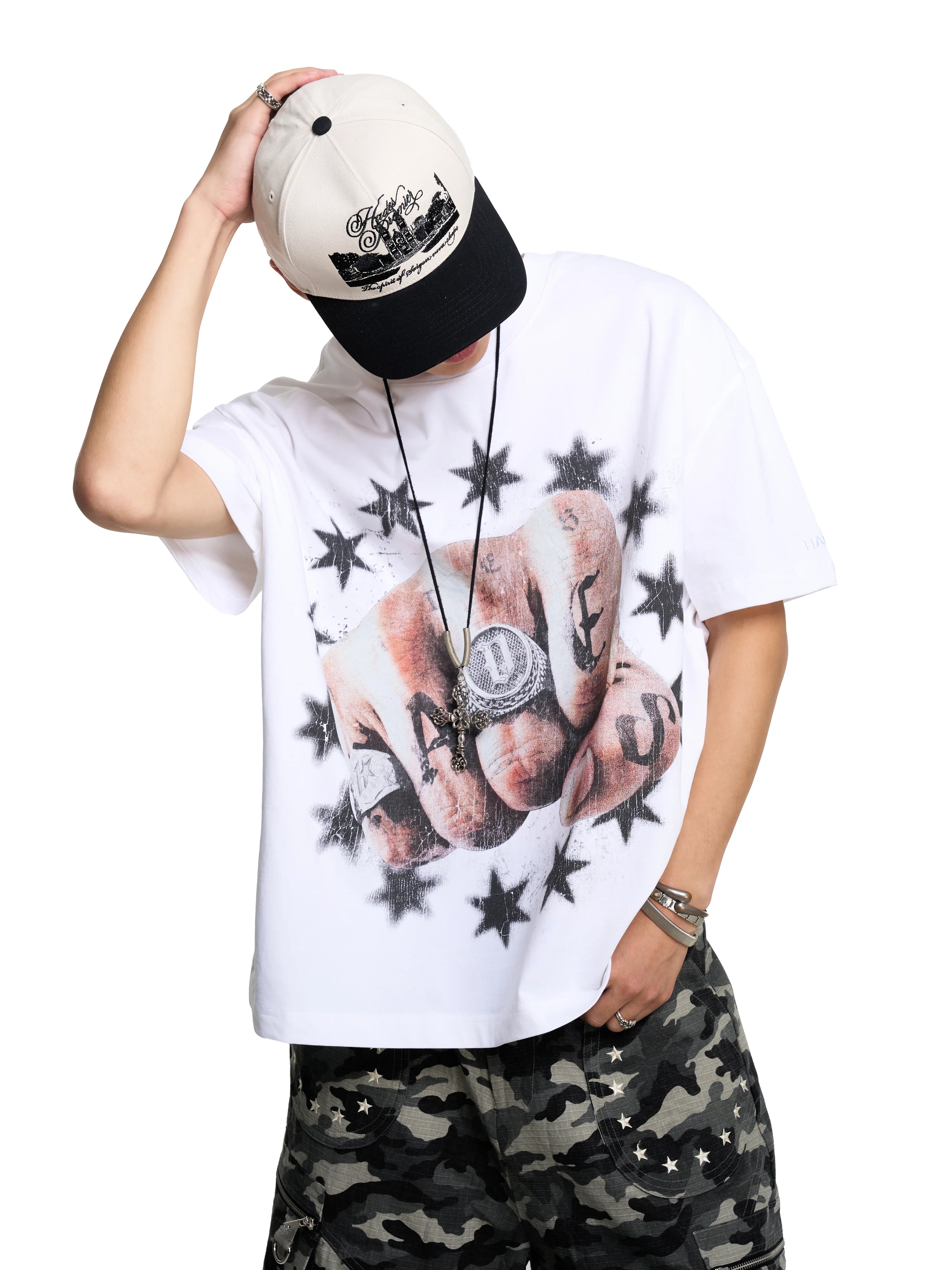 HADES VALOR GRIP TEE - WHITE