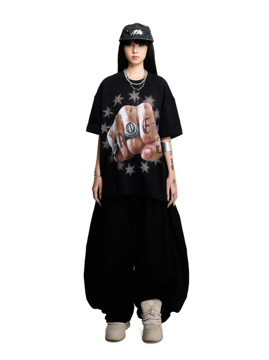 HADES VALOR GRIP TEE - BLACK