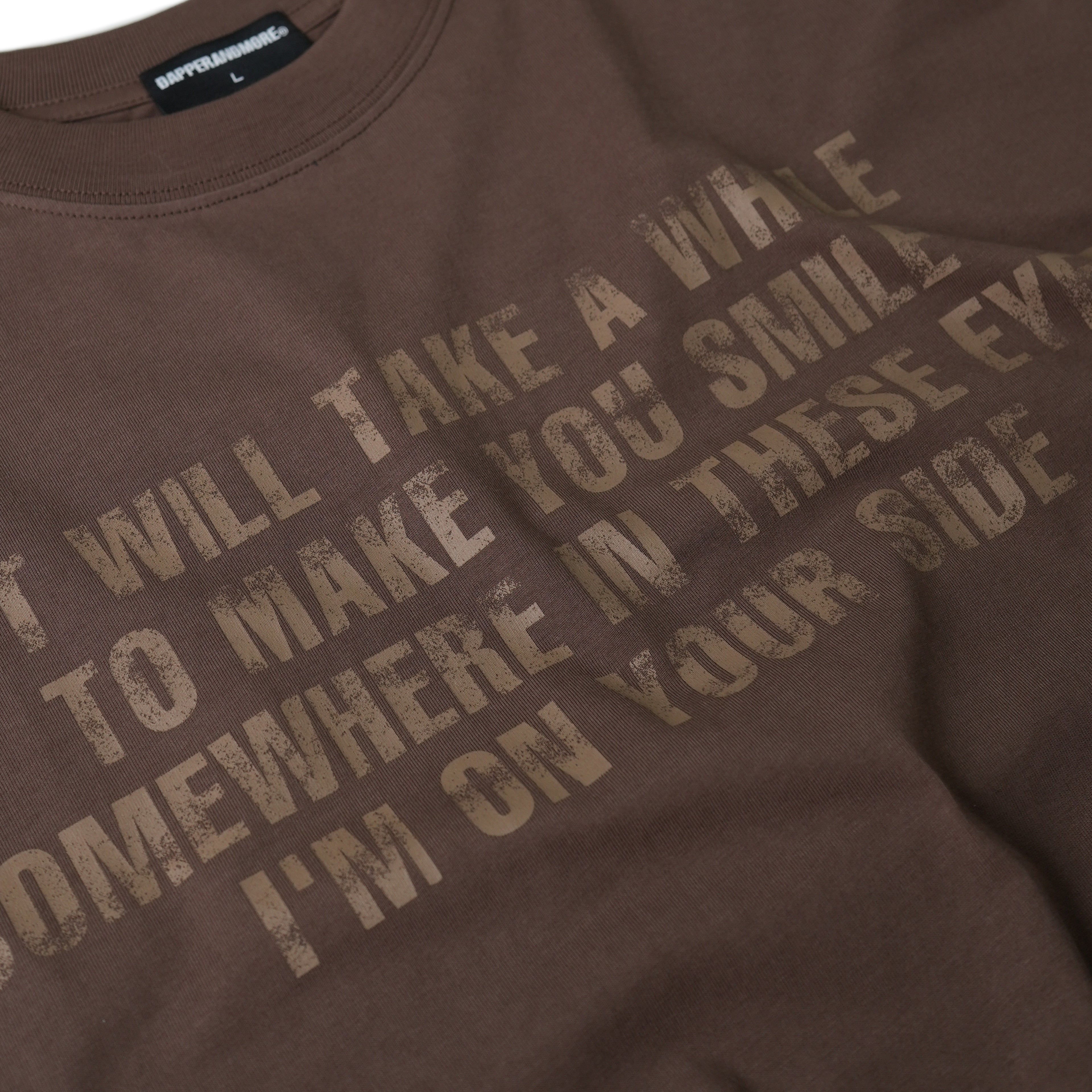 SPACE SONG T-SHIRT/ BROWN