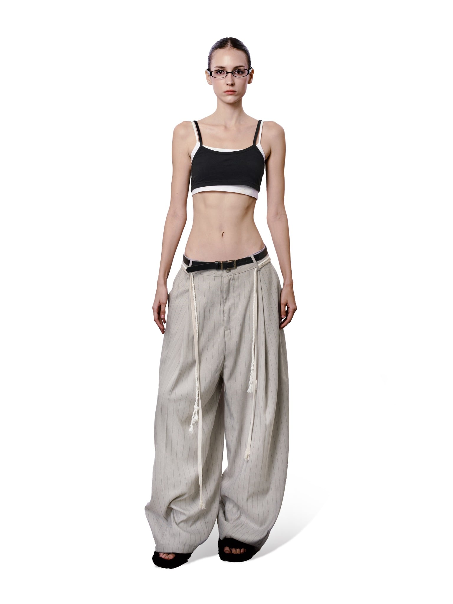 BESTILO PINSTRIPE TROUSERS