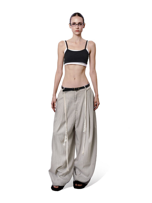 BESTILO PINSTRIPE TROUSERS