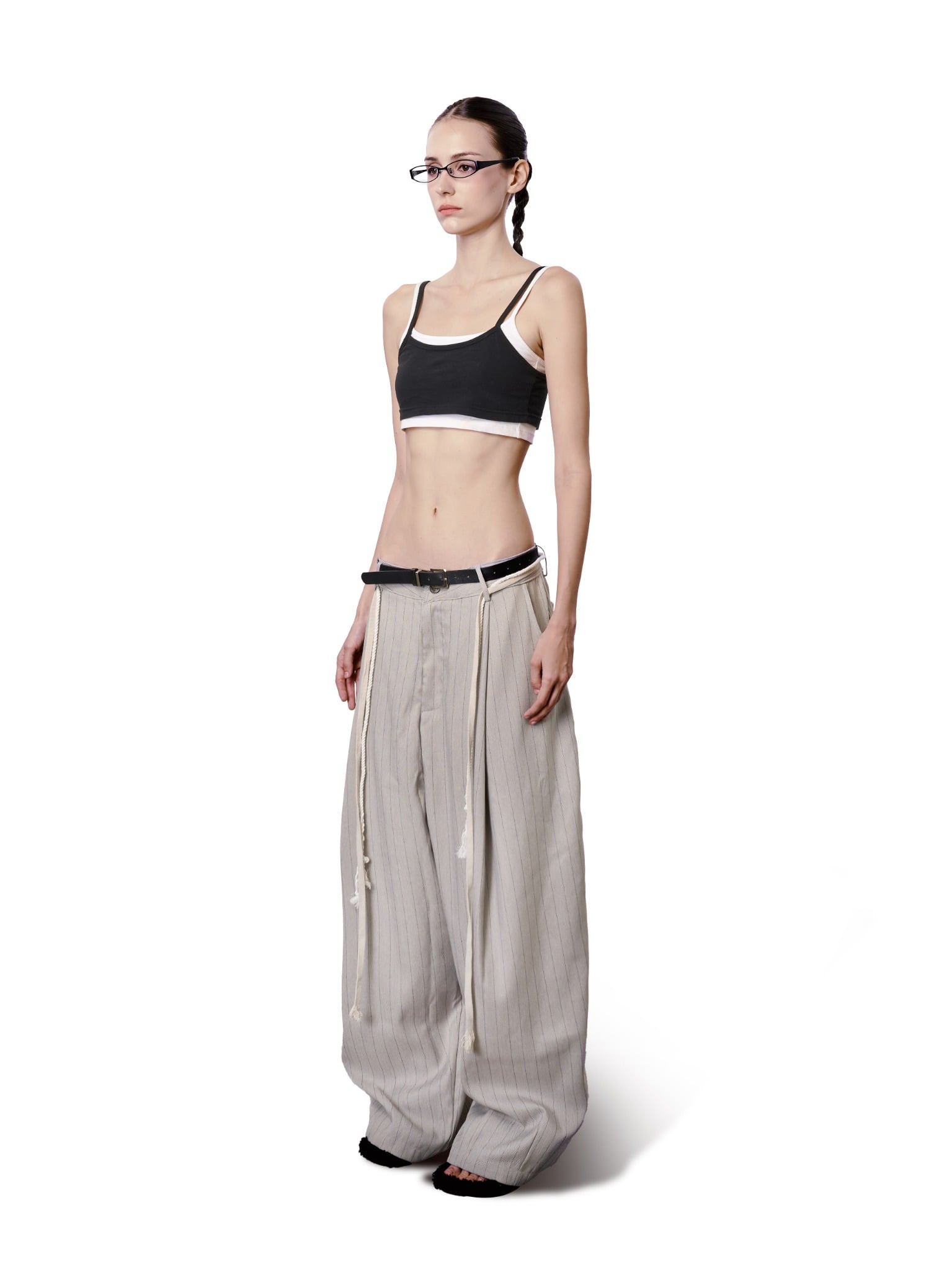 BESTILO PINSTRIPE TROUSERS