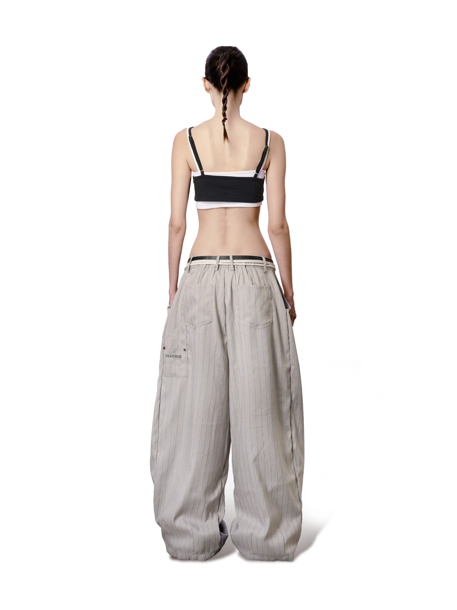 BESTILO PINSTRIPE TROUSERS