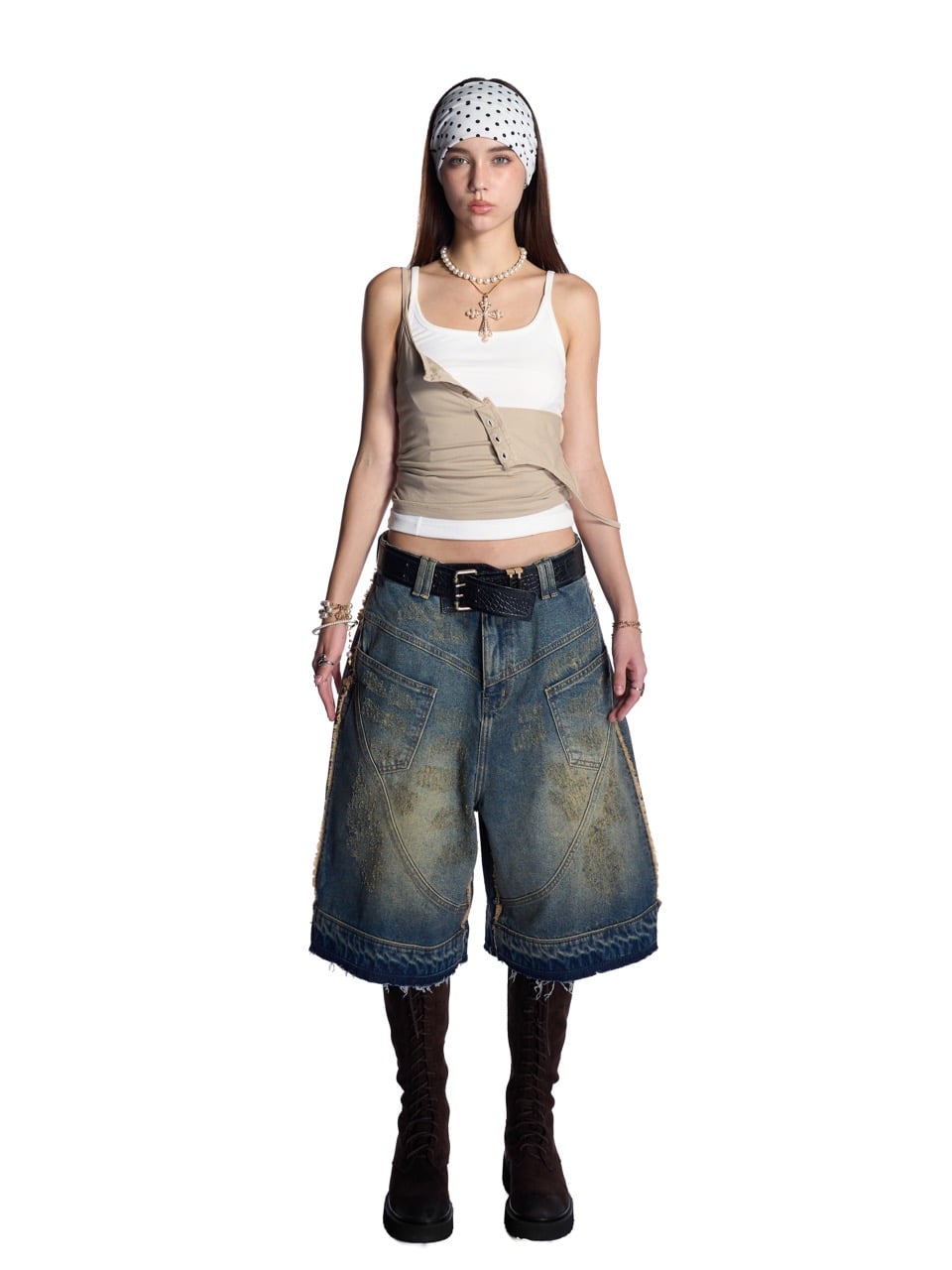 GROOVY WASH JEAN SHORTS
