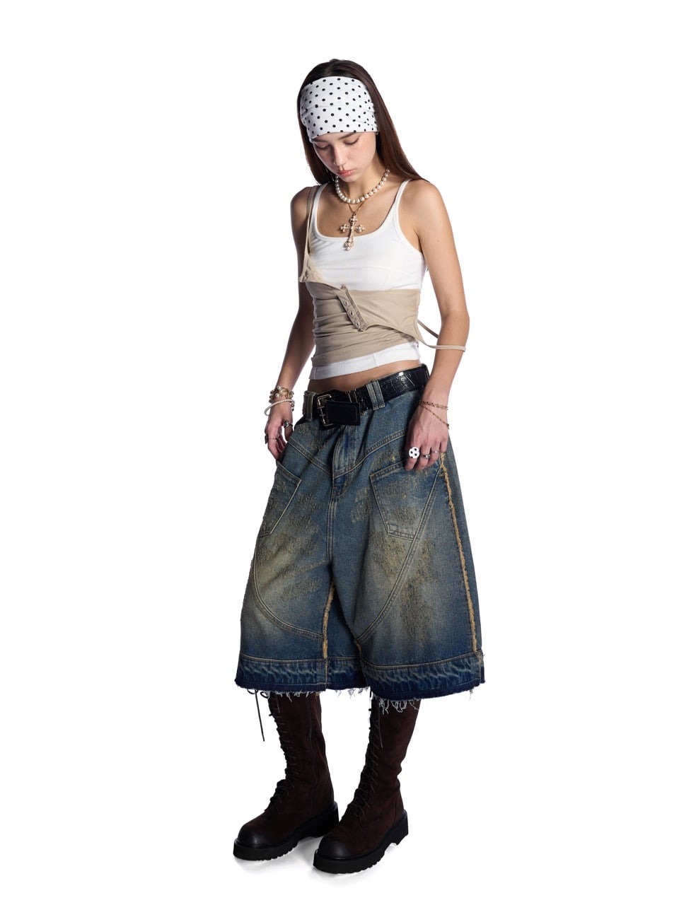 GROOVY WASH JEAN SHORTS
