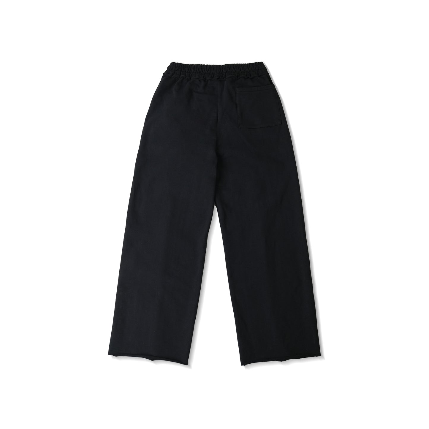 WIDE-LEG TRACKSUIT SWEATPANTS/ BLACK