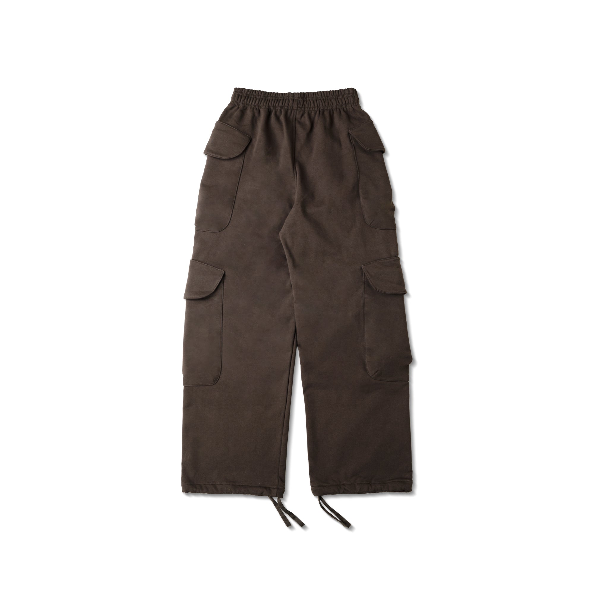 BIG POCKET SWEATPANTS/ BROWN
