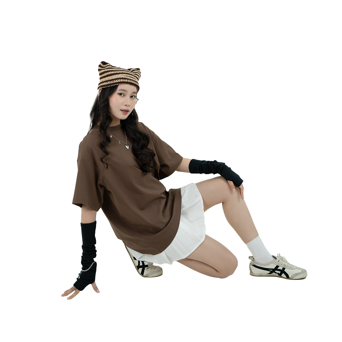 Choice Basic Tee/ BROWN