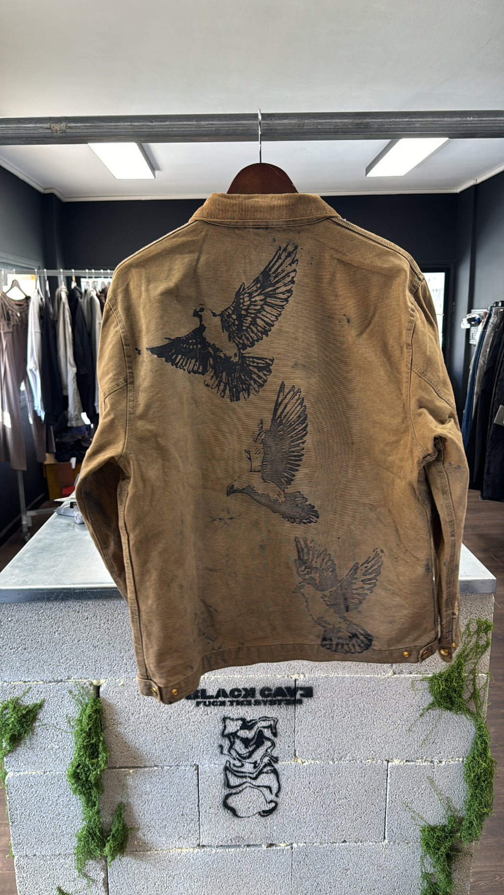 PIGEON PRINT DETROIT JACKET
