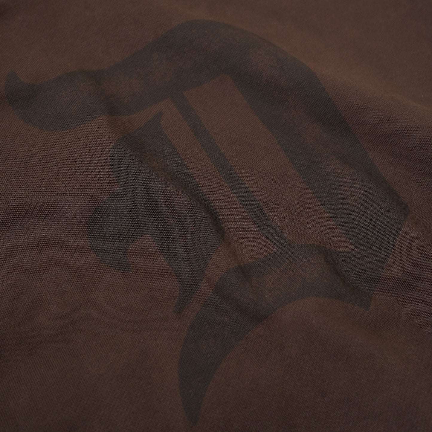 TRASH ZIPPED WASH HOODIE/ BROWN