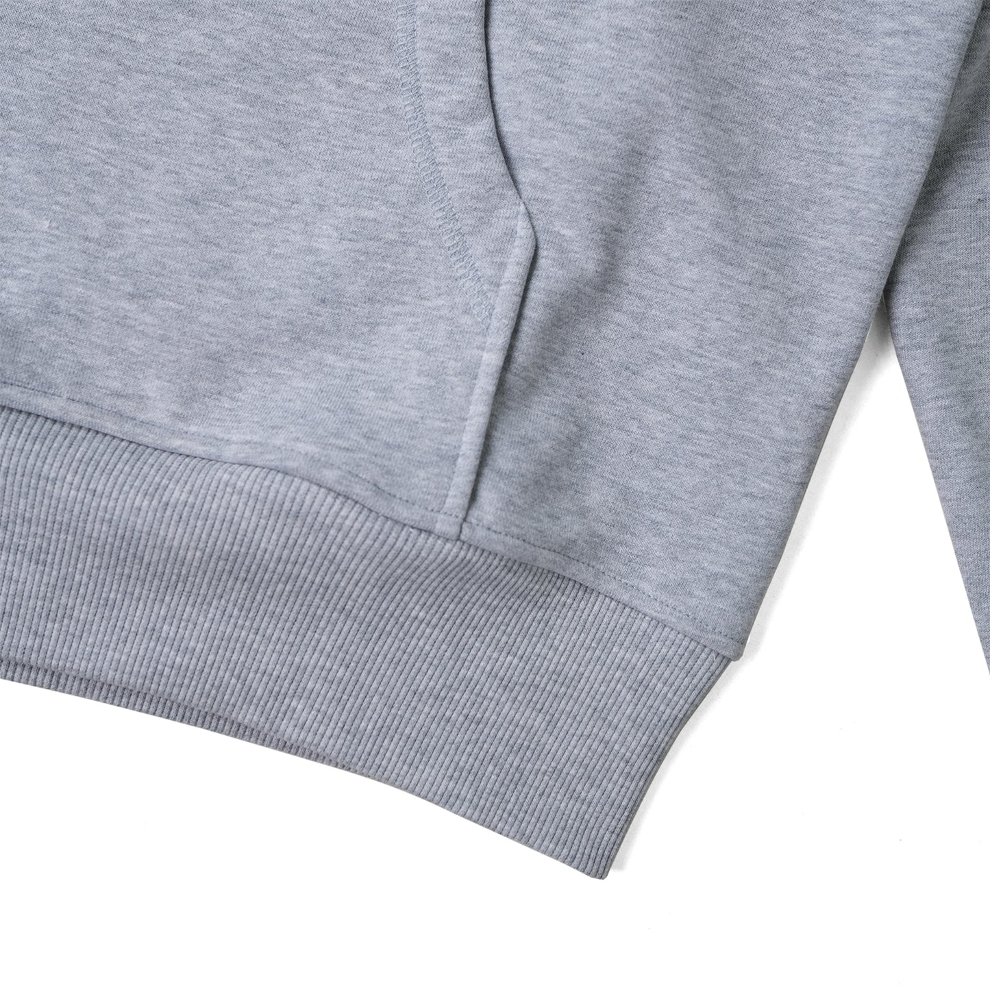 METAL ZIPPED HOODIE/ GRAY