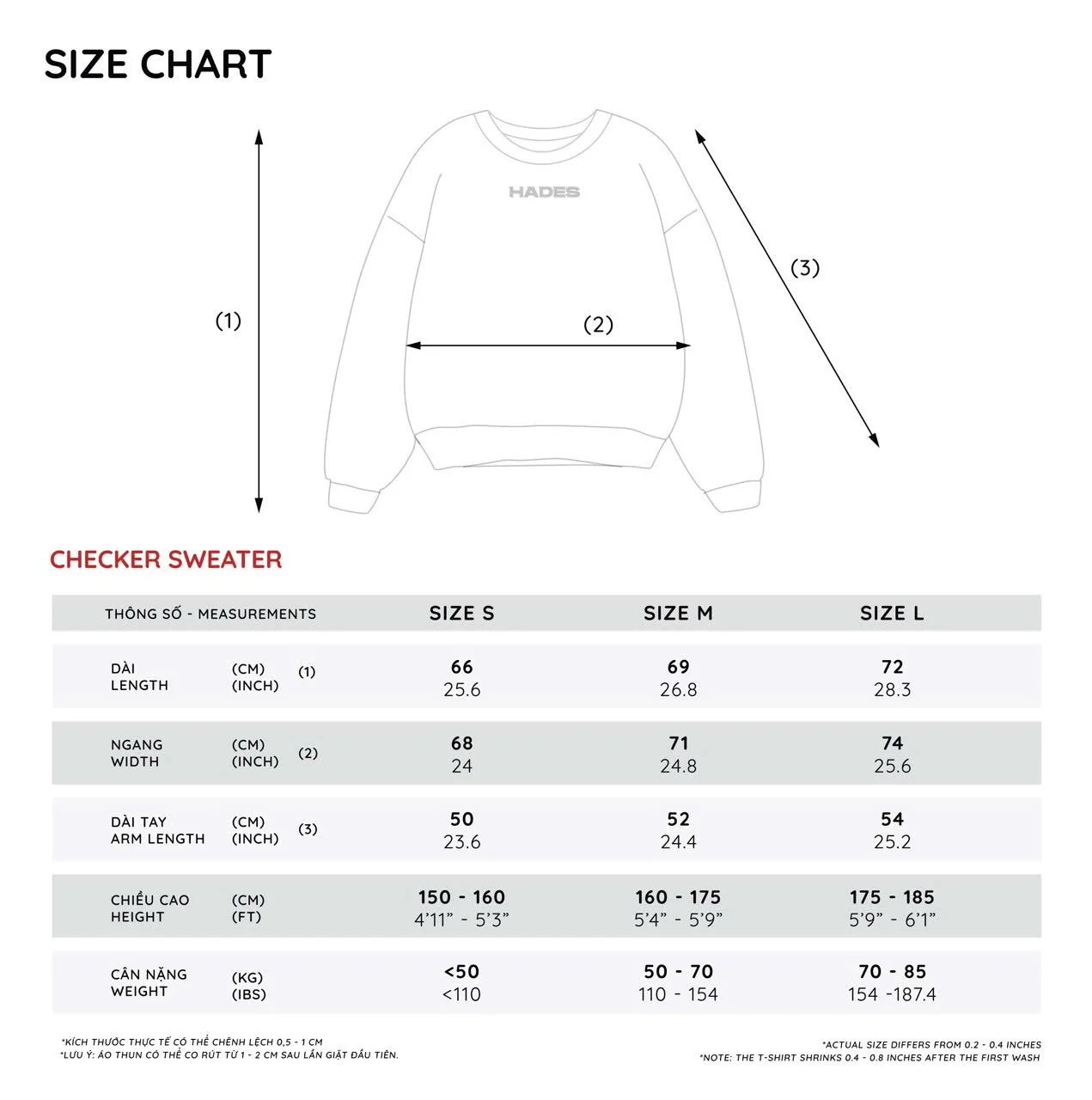 HADES DUAL TONE CHECKER SWEATER