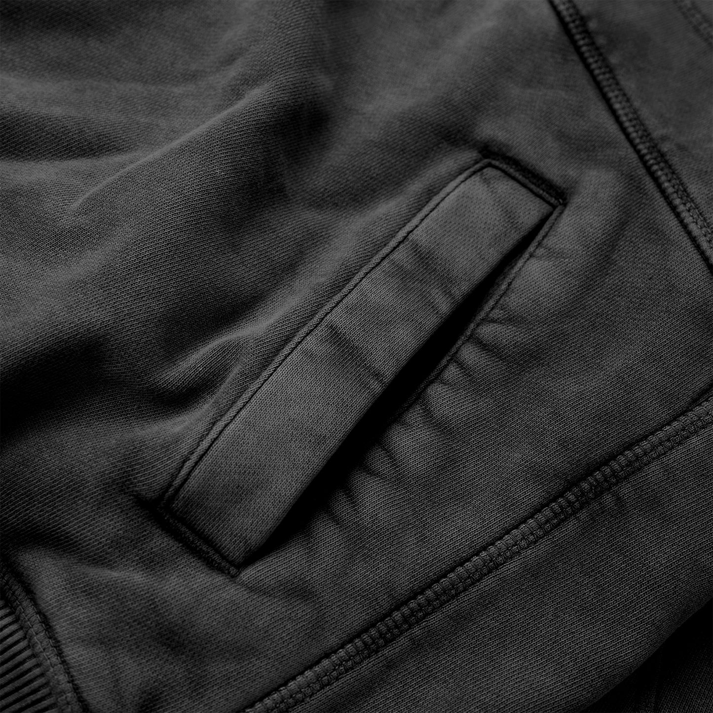 PANELLED HOODIE WASHED