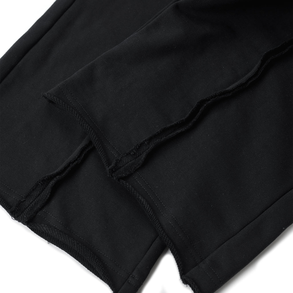 WIDE-LEG TRACKSUIT SWEATPANTS/ BLACK