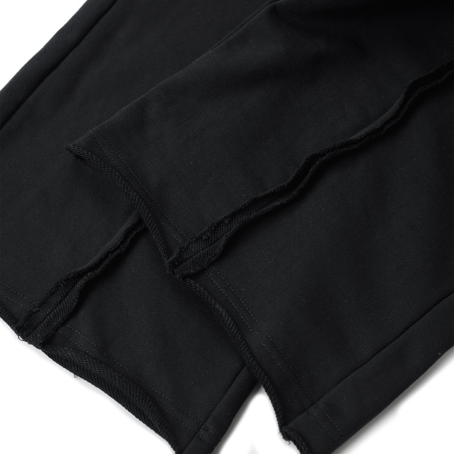 WIDE-LEG TRACKSUIT SWEATPANTS/ BLACK