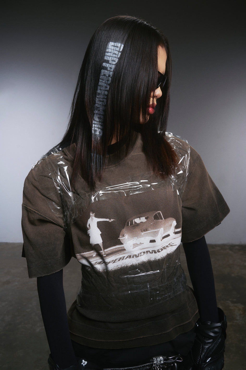 CHEATING LOVE T-SHIRT/ BROWN