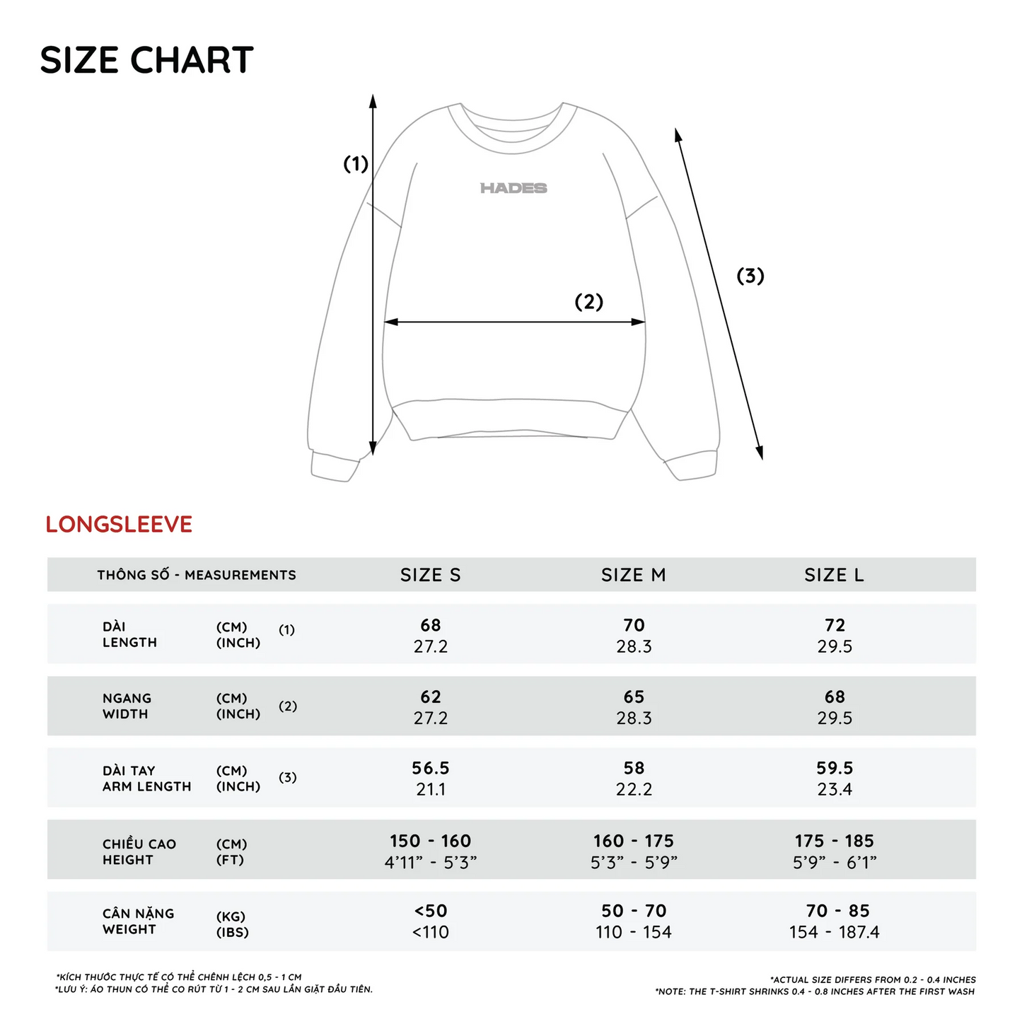 HADES OG SWEATER - GREY