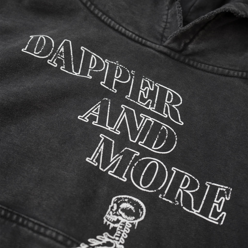 SKELETON HORSE BOXY WASH HOODIE/ BLACK
