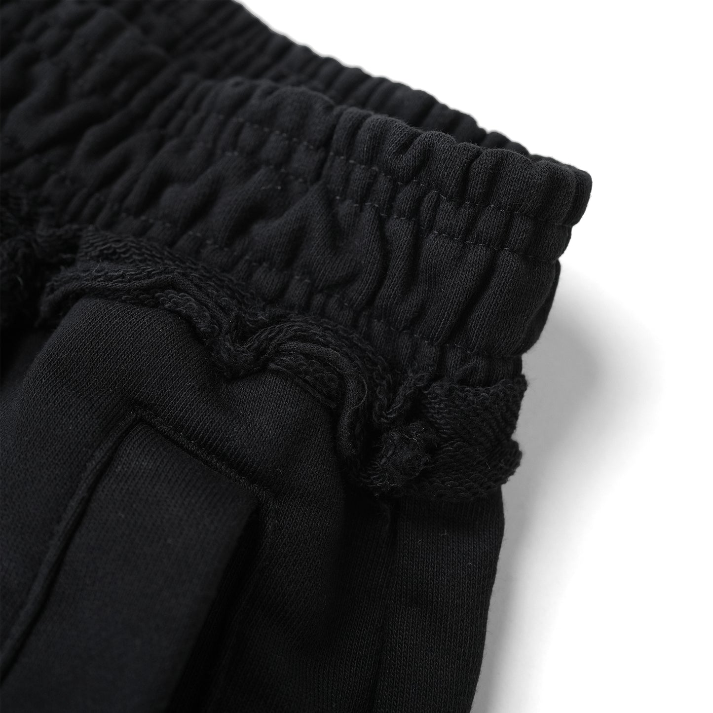 WIDE-LEG TRACKSUIT SWEATPANTS/ BLACK