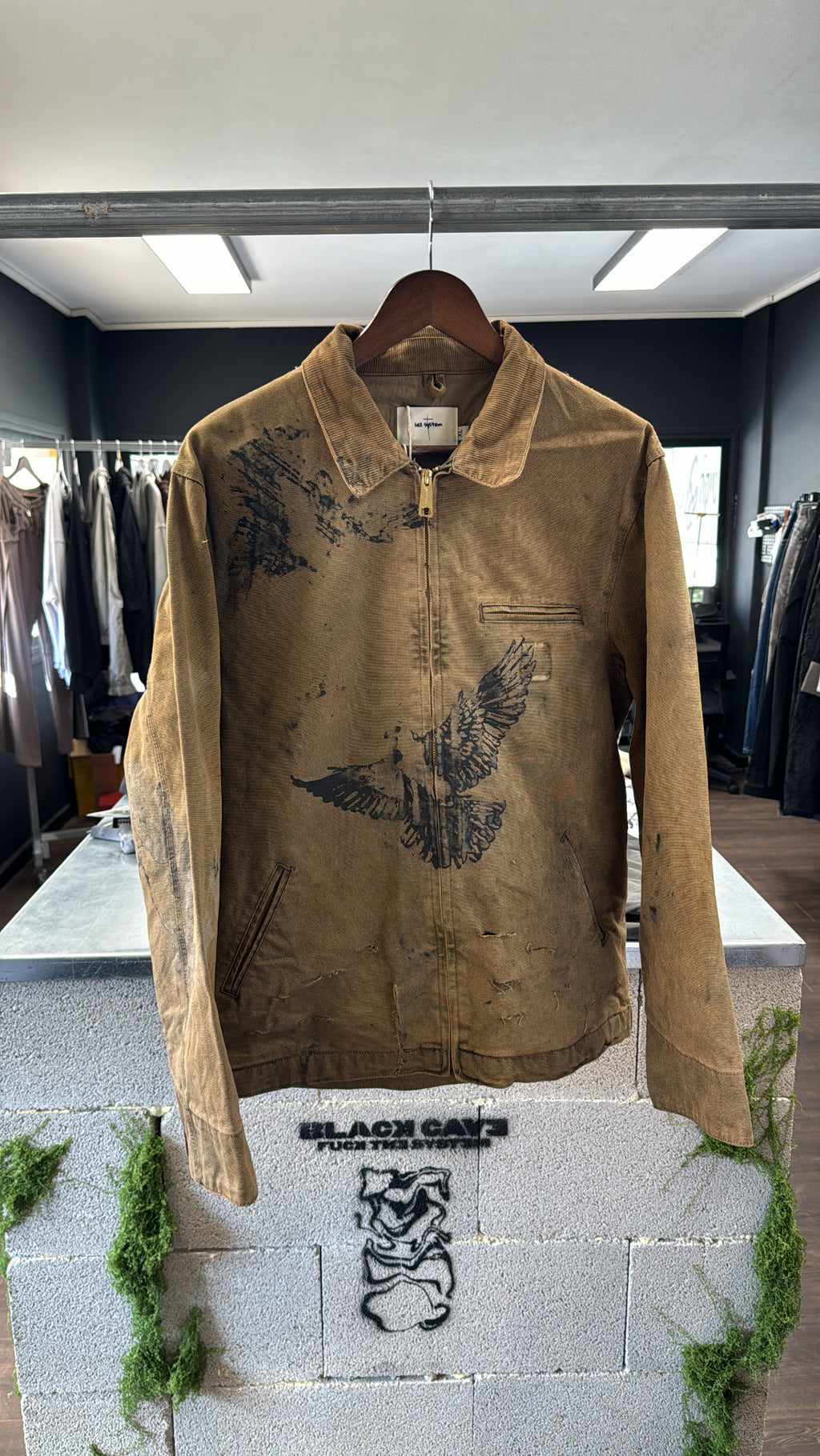 PIGEON PRINT DETROIT JACKET
