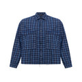 DPG FLANNEL SHIRT - BLUE STATIC
