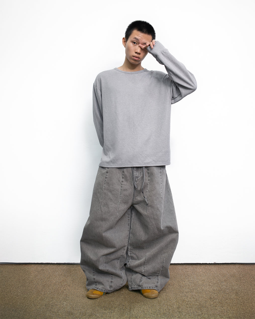 ROOMY PANTS / GRAY